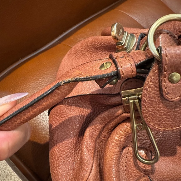 Chloe Paraty Rosewood Leather Handbag Medium - Picture 5 of 7